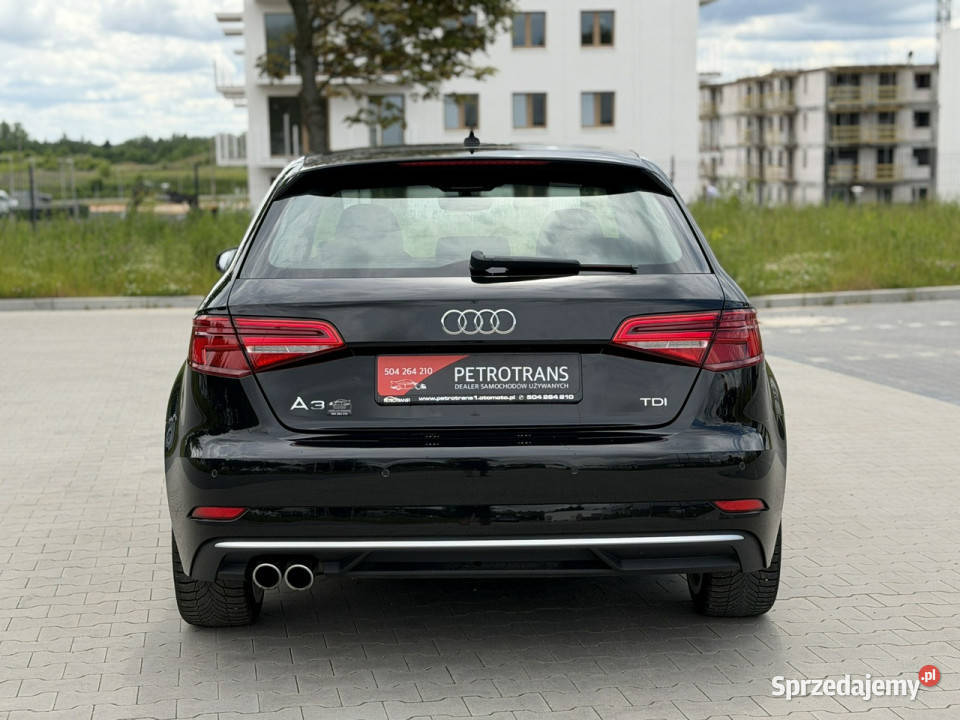 Audi A3 Sportback 20 TDI 150 LED SLINE Automat Mrągowo