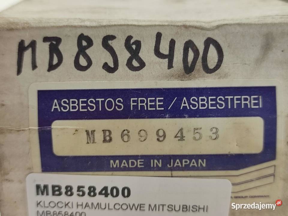 KLOCKI HAM PRZÓD MITSUBISHI LANCER VIII SPORT 20