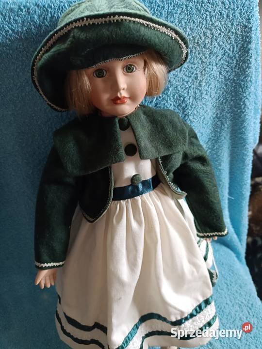 Porcelanowa Lalka Vintage 7 Rękodzieło Lubartów