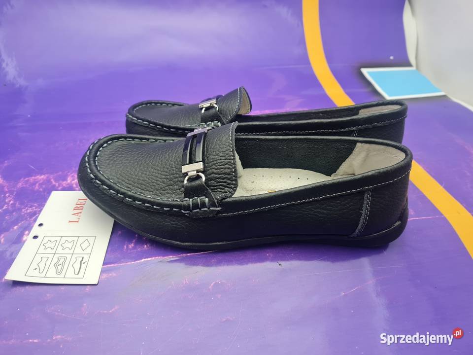 Buty mokasyny Skórzane Nowe 39 Okazja Warszawa