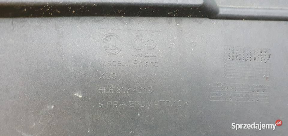 SKODA YETI 0914 ZDERZAK TYŁ TYLNY 5L6807421 Trzciel