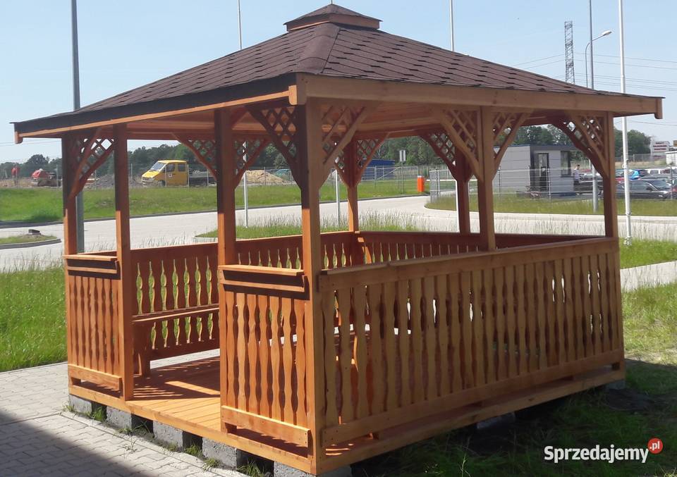 Altana ogrodowa drewniana altanka kwadratowa sprzedam