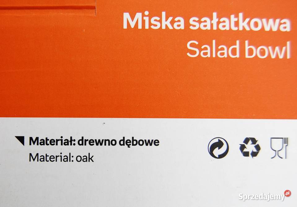 Nowa drewniana miska dębowa salaterka drewno dąb Lublin