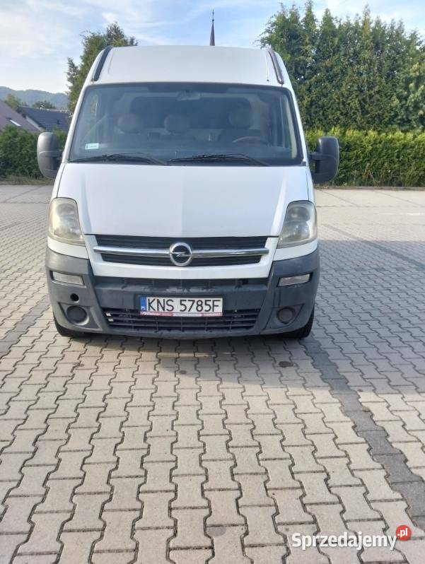 Opel Movano 2007 25 CDTI 120 Wersja l3h2 nieuszkodzony Nowy Sącz