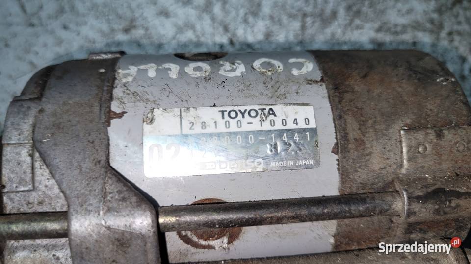 Rozrusznik Toyota Corolla 1280001441 Łagów