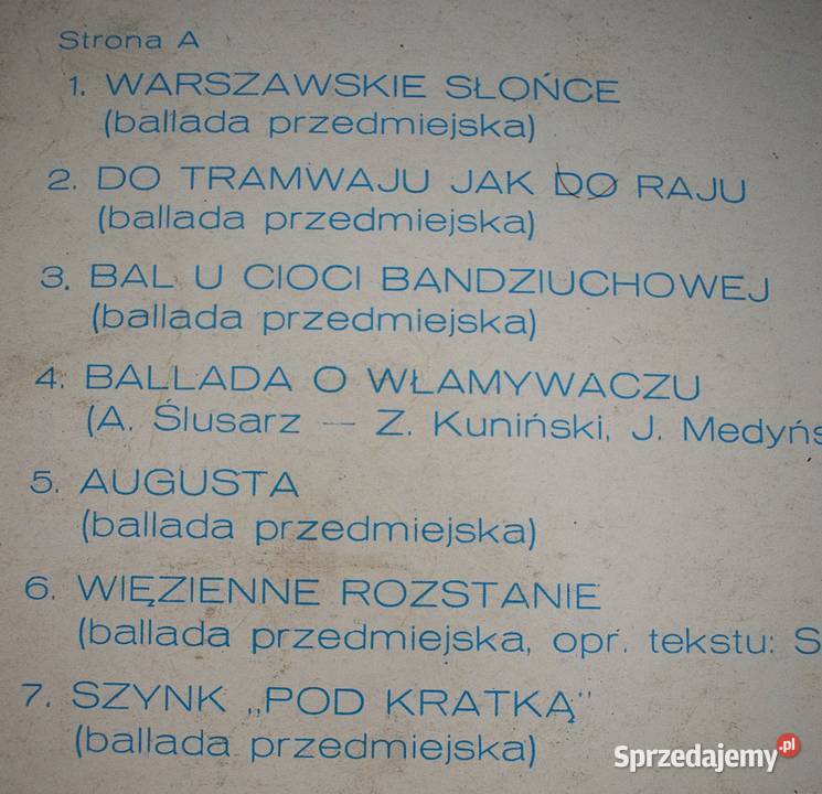 Kapela Czerniakowska Trzy płyty winylowe w płyta winylowa
