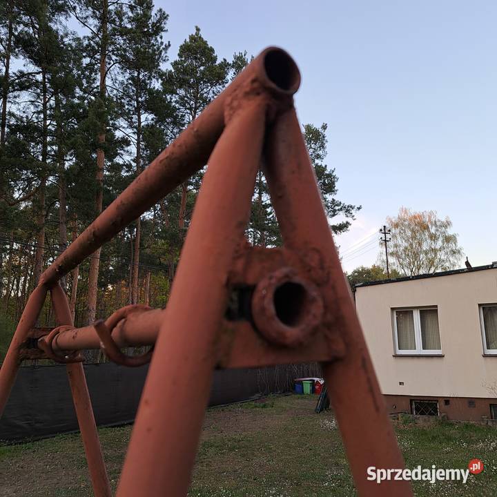 HUŚTAWKA METALOWA ogrodowa na plac zabaw solidna Sport mazowieckie Warszawa