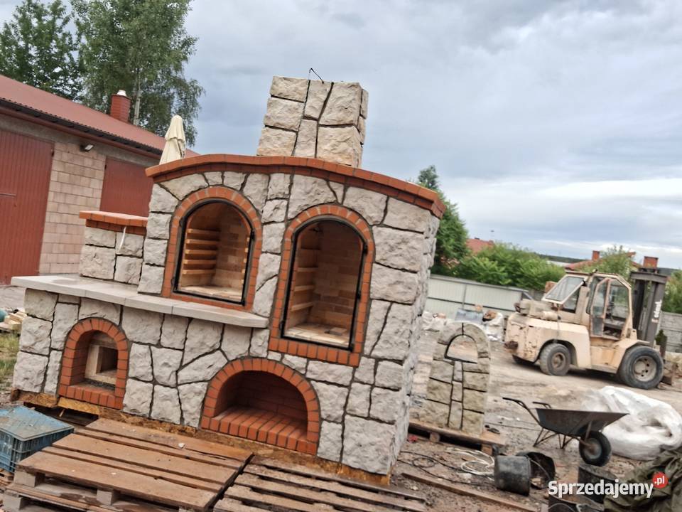 Wędzarnia z grillem zestaw ogrodowy grill Niestachów