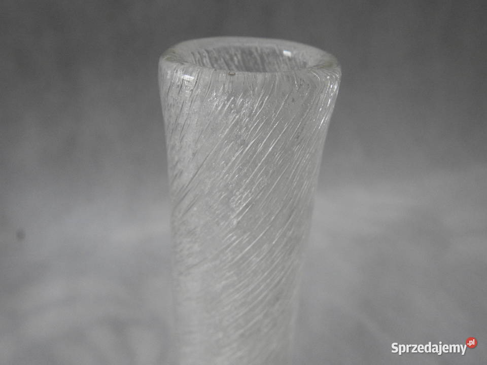 Wazonik ze szkła artystycznego z bąbelkami Antyki, Sztuka, Kolekcje Inowrocław