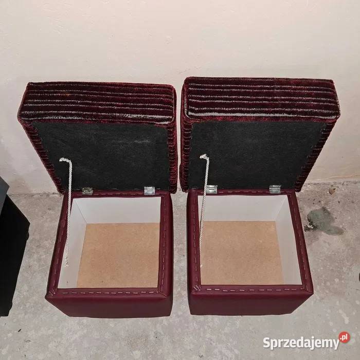 Pufy skajowo materiałowe 36cm Siedlce