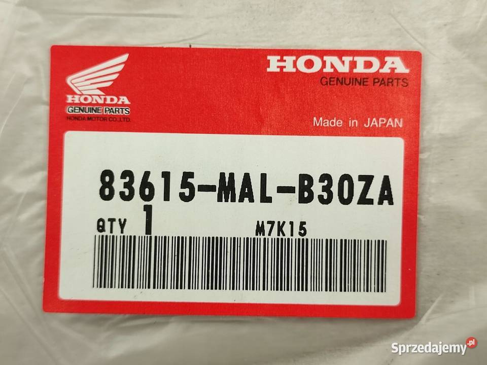 NAKLEJKA NA ZADUPEK PRAWA STR HONDA 600 F3 1998