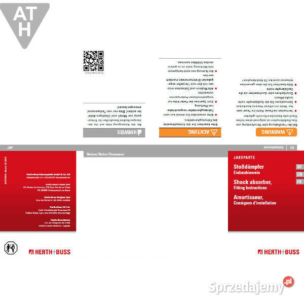 AMORTYZATORY PRZÓD PEUGEOT 4008 NOWE HERTHBUSS sprzedam