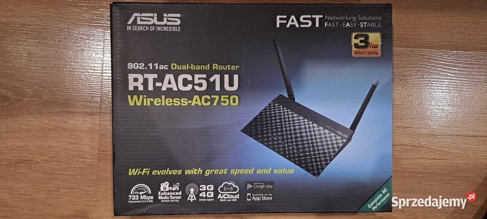 Router Asus RTAC51U port USB łódzkie Łęczyca