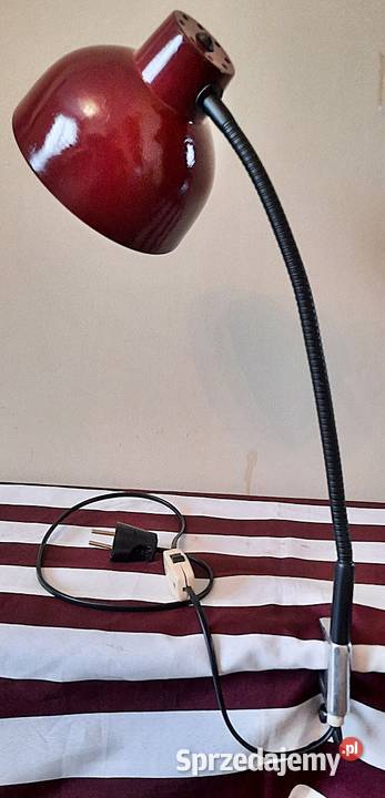 Lampa warsztatowa z lat PRL Ostrów Wielkopolski