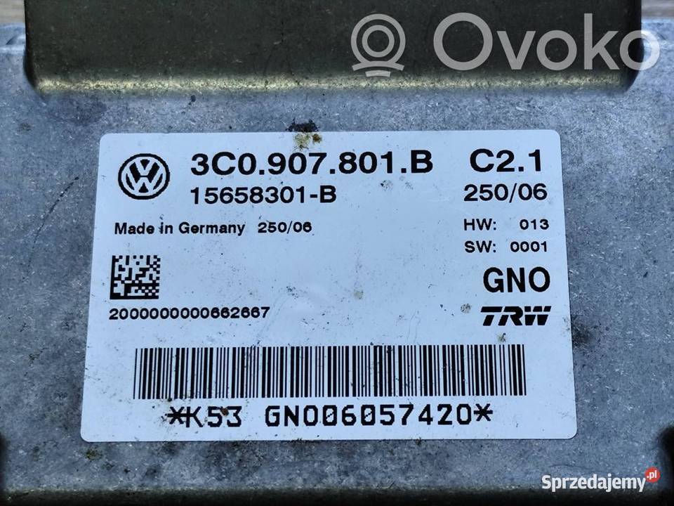 VW PASSAT B6 STEROWNIK MODUŁ HAMULCA RĘCZNEGO