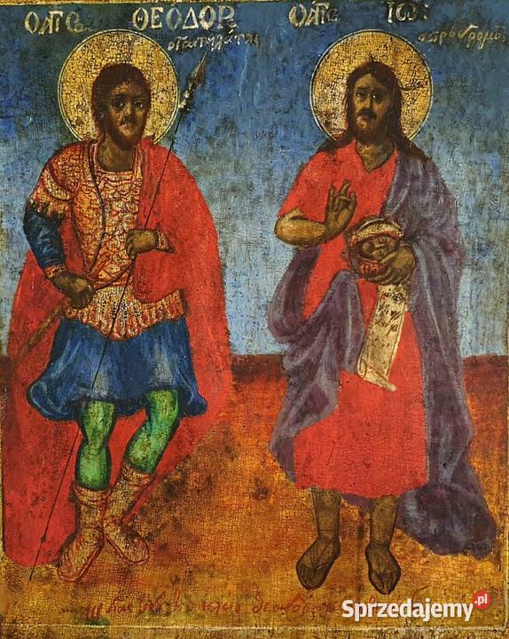 Ikona Święci Teodor i Jan Chrzciciel 0008