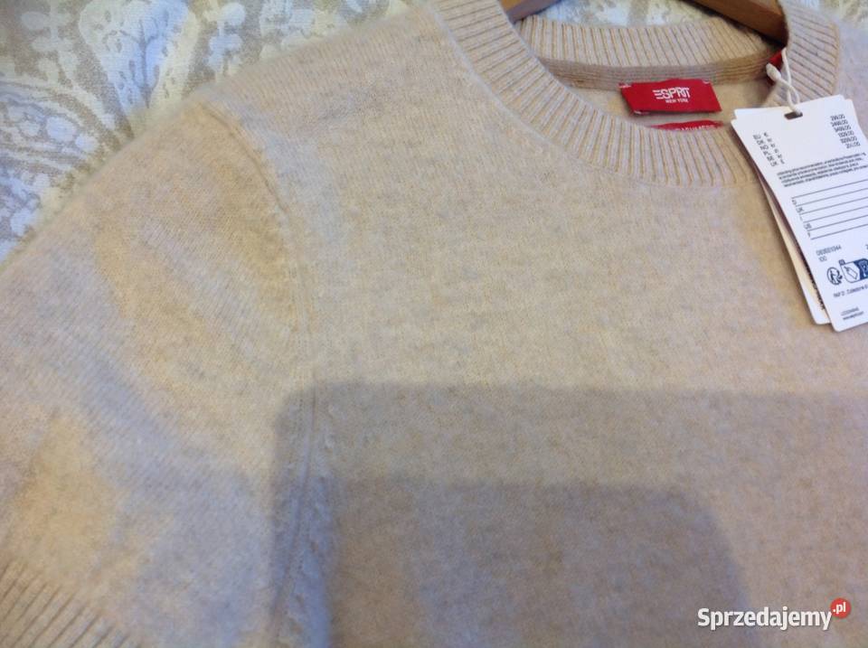Sweterek Kaszmirowy Damski ESPRIT XS Kaszmir 100 Swetry i golfy Nowa Sól