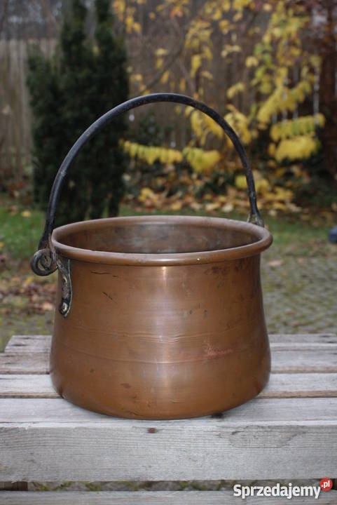 Kocioł kociołek miedziany do zawieszenia poj 10 Warszawa