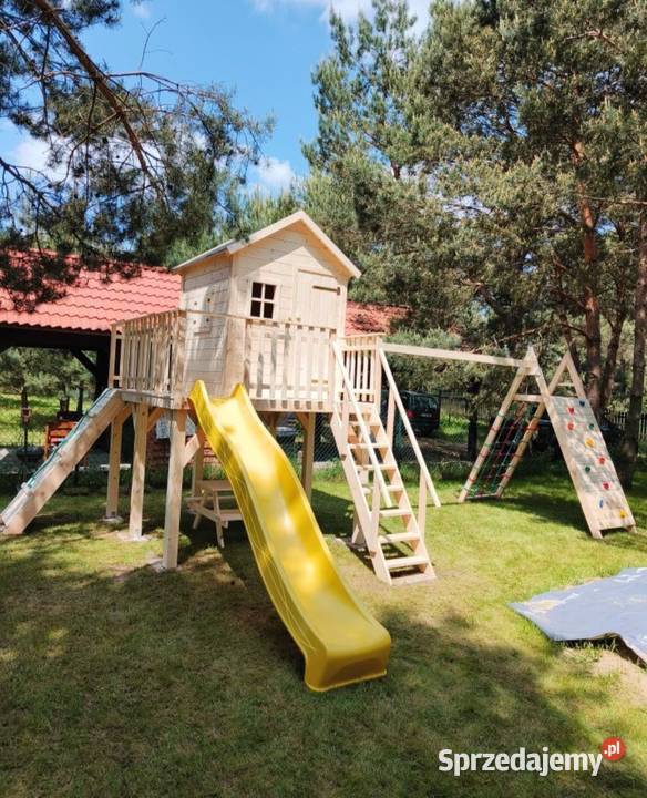 Plac zabaw duży domek dzieciŚlizg 3m ścianka Bliżyn sprzedam