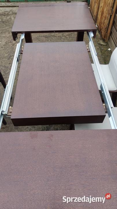 Komplet Paged stół rozkładany Cuba 4 krzesła Warszawa