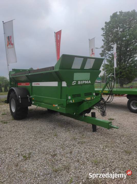 Rozrzutnik obornika Sipma Tajfun 6Ton łódzkie Kozenin