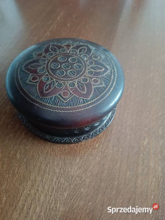 Drewniana szkatułkapuzderko Cieszyn