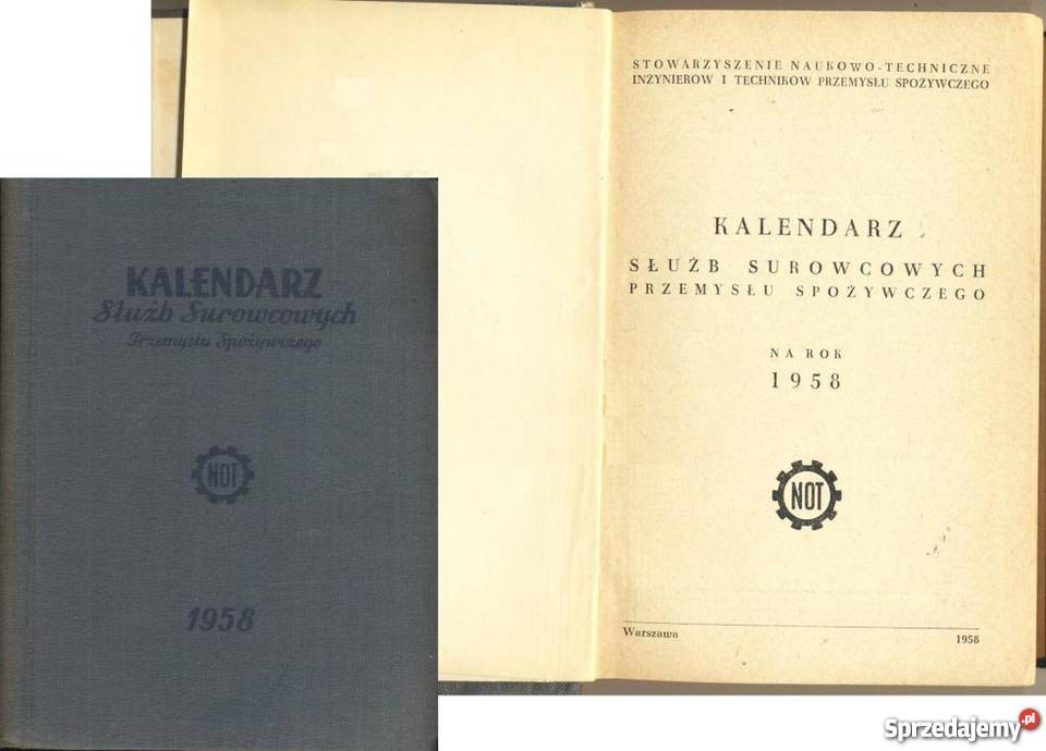 KALENDARZ SŁUŻB SUROWCOWYCH PRZEMYSŁU Gorzów Wielkopolski