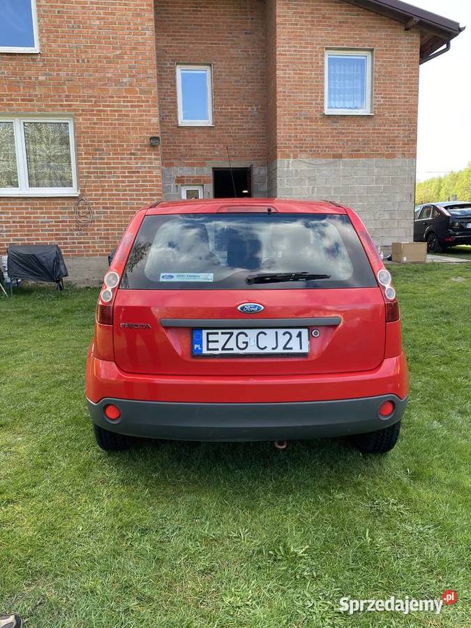 Ford fiesta 2006 czerwony drugi wlaściciel Fiesta Zgierz