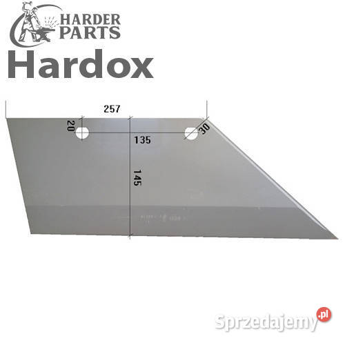 Lemiesz 14 HARDOX 3352010P SB36R części do pługa podlaskie Suwałki