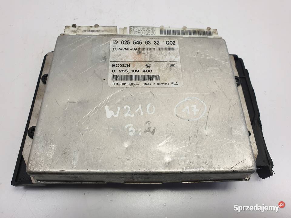 Mercedes W210 32 V6STEROWNIK SILNIKA 0261207352 osobowe Chełm