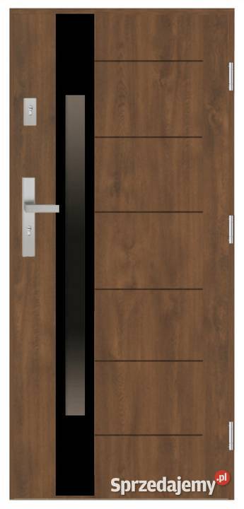 Drzwi wejściowe 55 mm LI22T ORZECH 8090