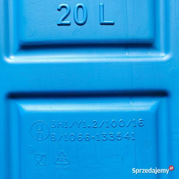 Karnister na wodę pitną oligoceńską 20 L Ząbki sprzedam