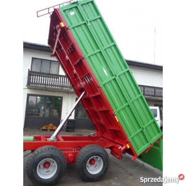 Przyczepa rolnicza przyczepy GOMAR tandem G 107 Przyczepy i naczepy Rogóźno