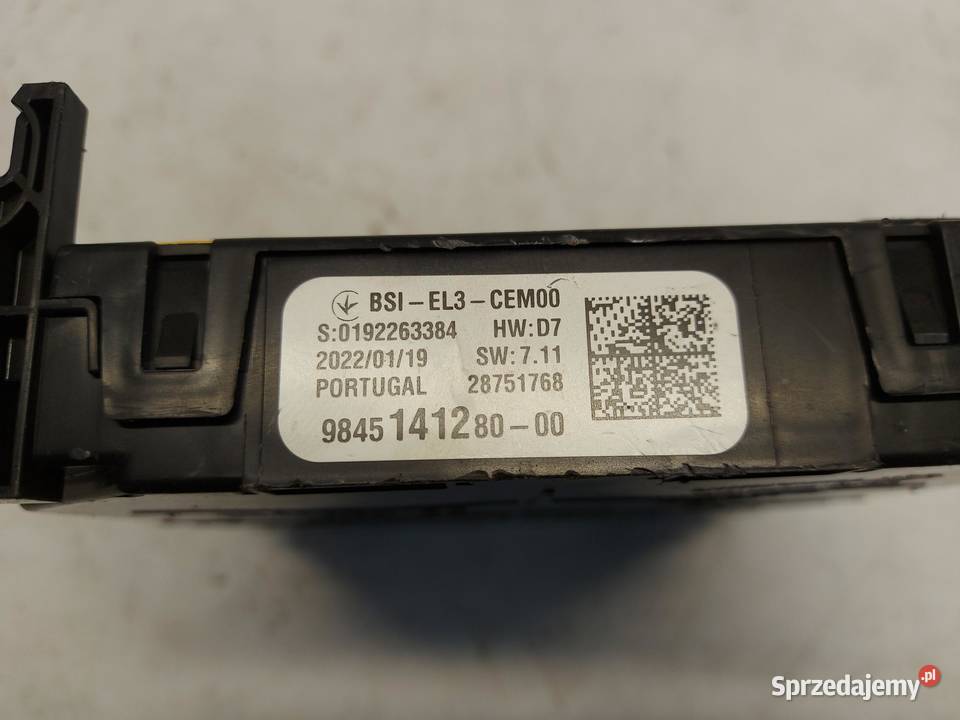 Citroen C4 III 2022 Moduł sterownik BSI