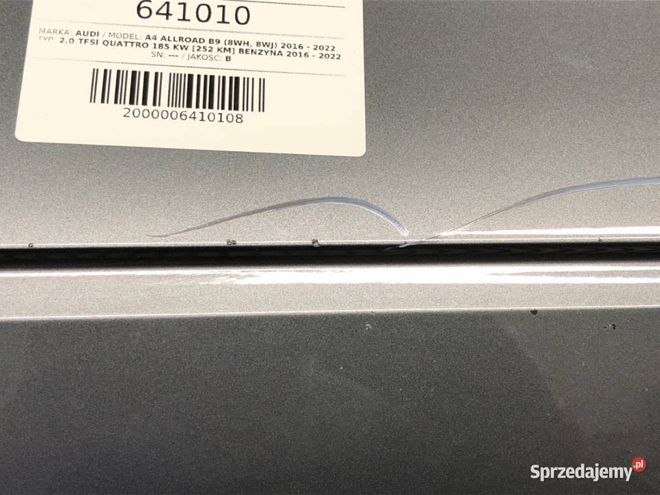 DRZWI LEWY TYŁ AUDI A4 B9 Kombi osobowe podkarpackie