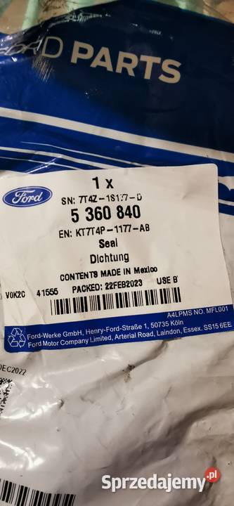 Oryginalne Uszczelniacze półosi Ford 5360841 Częstochowa