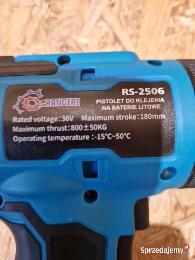 PISTOLET WYCISKACZ 36V DO MASY KLEJU SILIKONU wielkopolskie Głogowa