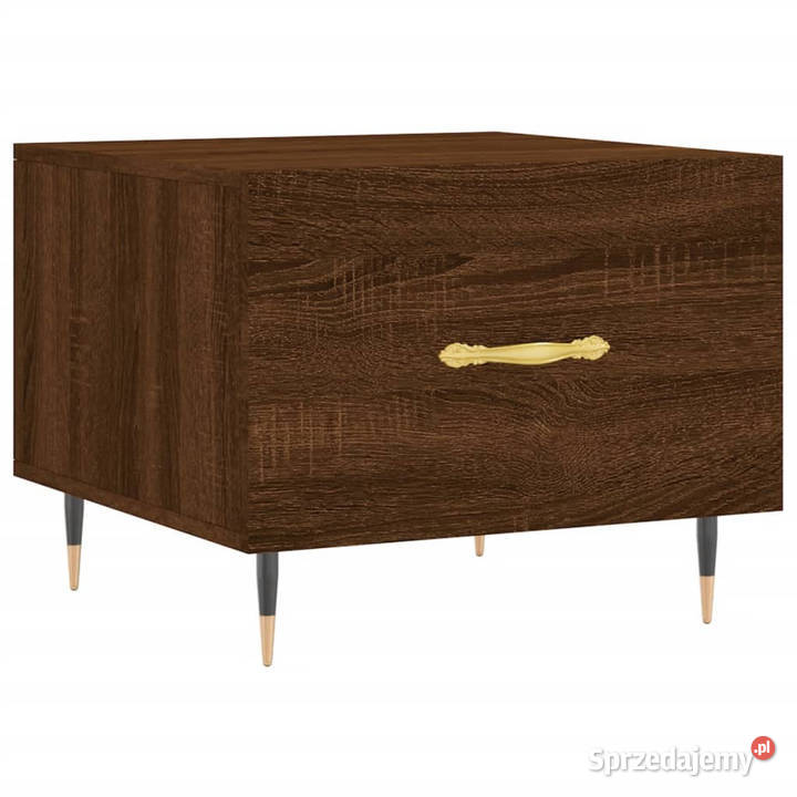 Stoliki kawowe 2 brązowy dąb 50x50x40 WM829363 Warszawa