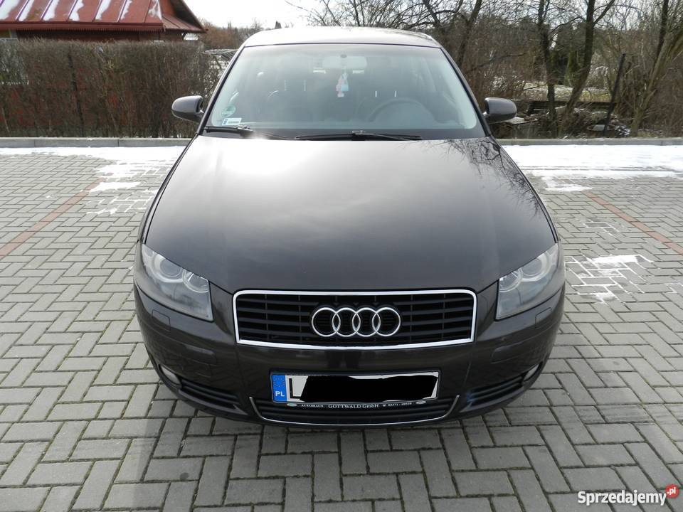 Audi A3 8P 16 Benzyna Xenon Skóra Pierwszy immobilizer lubelskie Świdnik