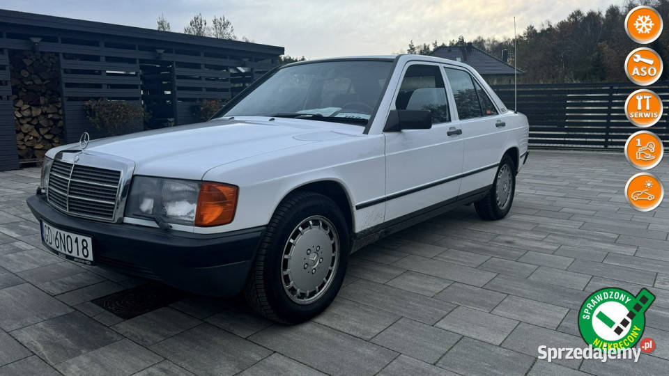 Mercedes W201 190 Benz 20 klima podgrzewane ASR (kontrola trakcji) Gdańsk sprzedam