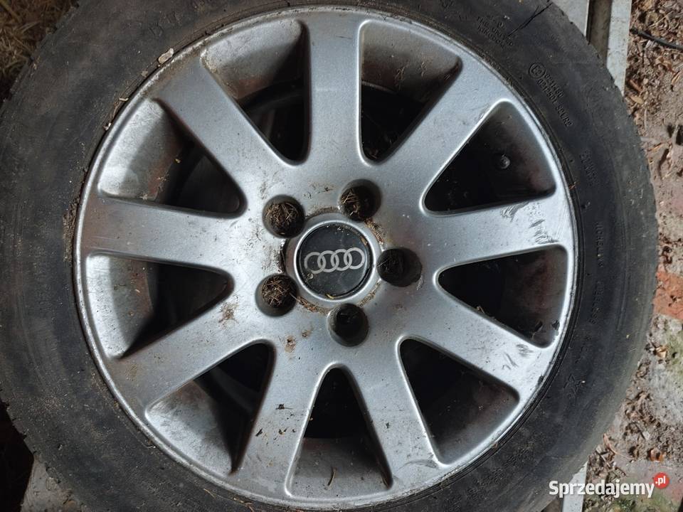 Alufelgi 15 pasują do AUDI A4 B6 A6 C5 C6 A3 8P Samochodowe Domaszków sprzedam