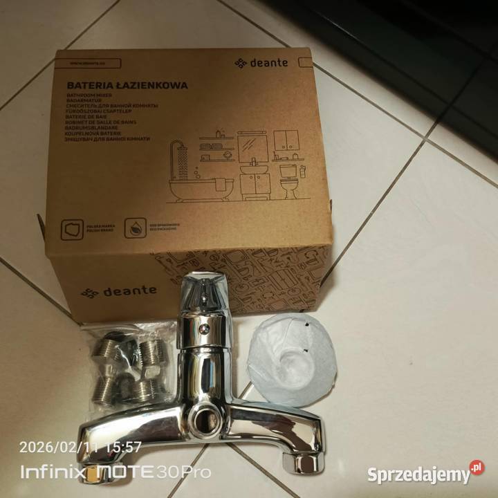 Bateria Natryskowa Deante Boro