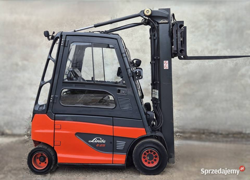 Wózek widłowy elektryczny LINDE E25 2020r wolny kabina Wózki widłowe Rybnik