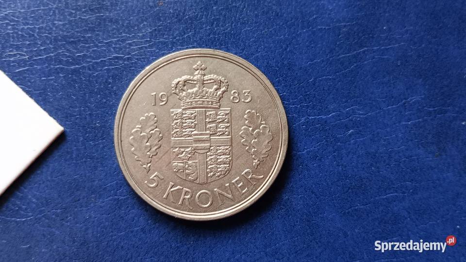 Stare monety 5 koron 1983 Dania podkarpackie Lesko sprzedam