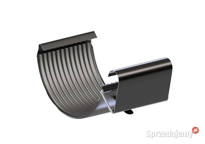 Krop złączka rynny 130 mm czarny metal Białystok