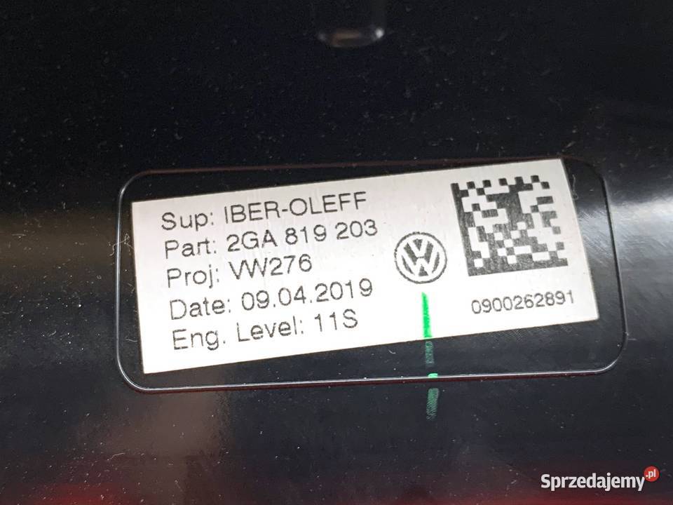 KRATKA NAWIEWU TYŁ VW TROC 2GA864298 Crossover Kratki nawiewu