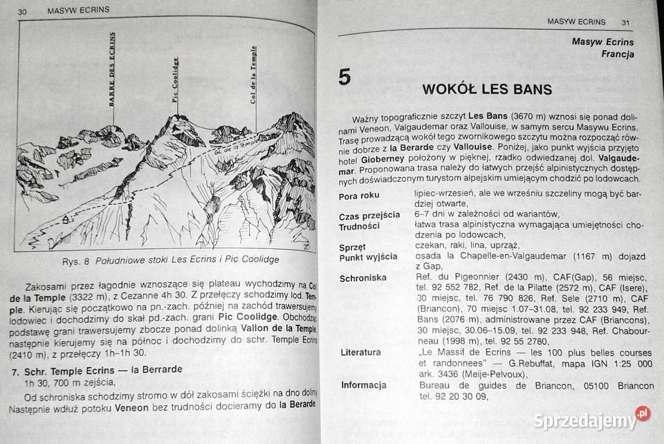 Alpy Wybór tras turystycznych i wspinaczkowych Rok wydania 1994 Chełm