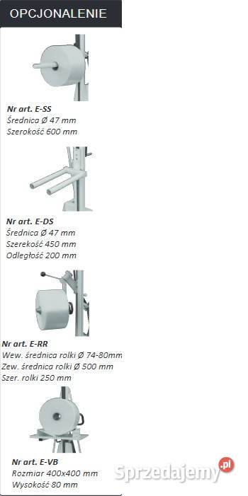 Elektryczny wózek podnośnikowy E100S ze stali Magazynowanie sprzedam