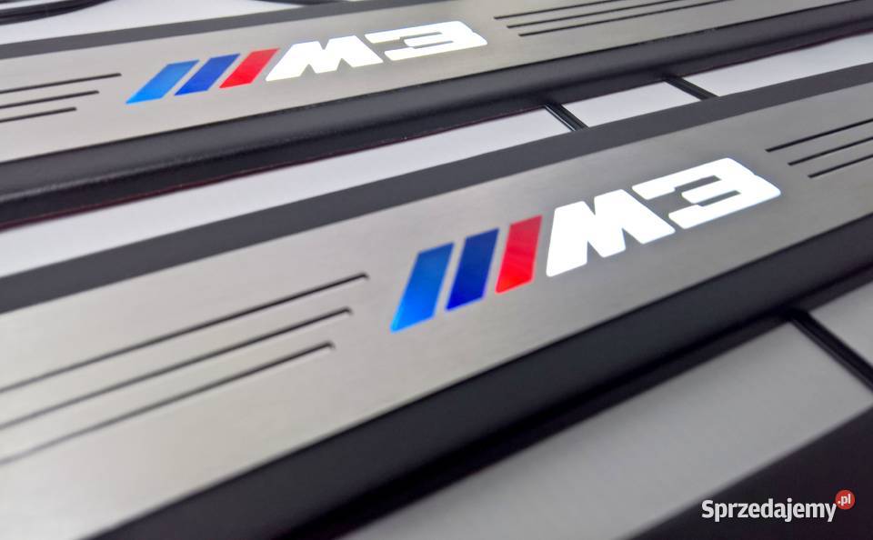 NAKŁADKI PROGOWE Z PODŚWIETLENIEM styl M do BMW Chełm