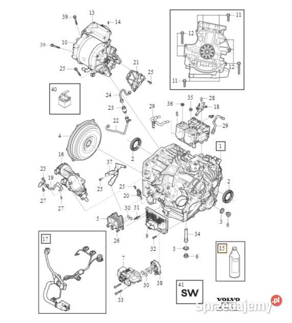VOLVO V60 II XC40 olej automatycznej dolnośląskie